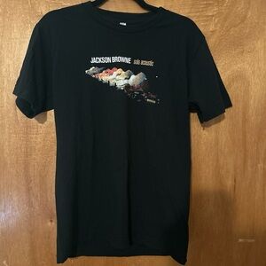 Vintage Jackson Browne Solo Acoustic 2008 concert tshirt - medium